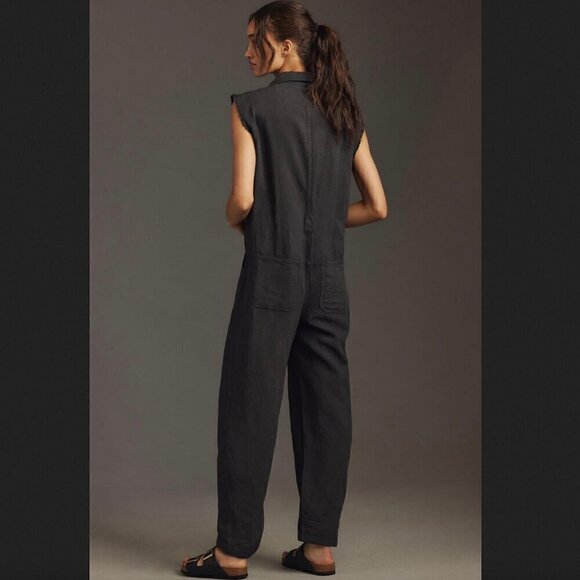 Pilcro | Sleeveless Mechanic Romper - Picture 3 of 10